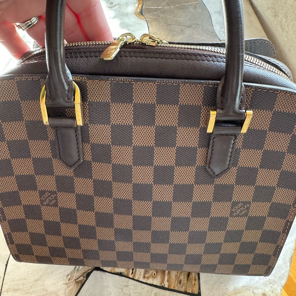 Louis Vuitton Damier Ebene Triana Handbag - Picture 14 of 15